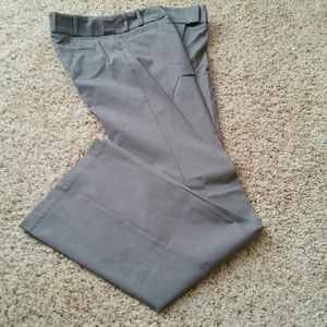 Gray work pants